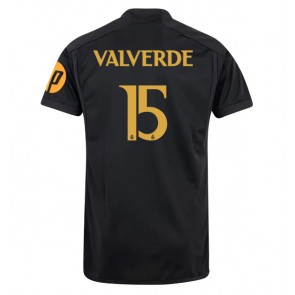 Real Madrid Federico Valverde #15 Rezervni Dres 2023-24 Kratak Rukavima